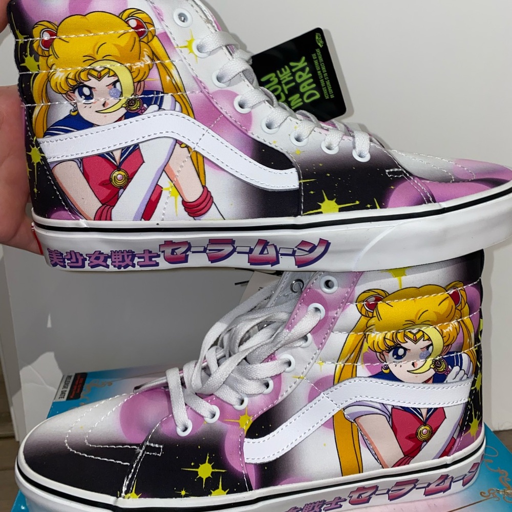 Vans × Sailor Moon SK8-HI Stacked Shoes Unisex Glow in the Dark